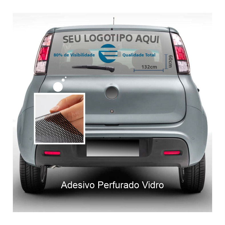 Adesivo Perfurado
